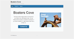 Desktop Screenshot of boaterscove.com