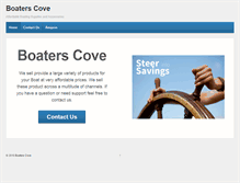 Tablet Screenshot of boaterscove.com